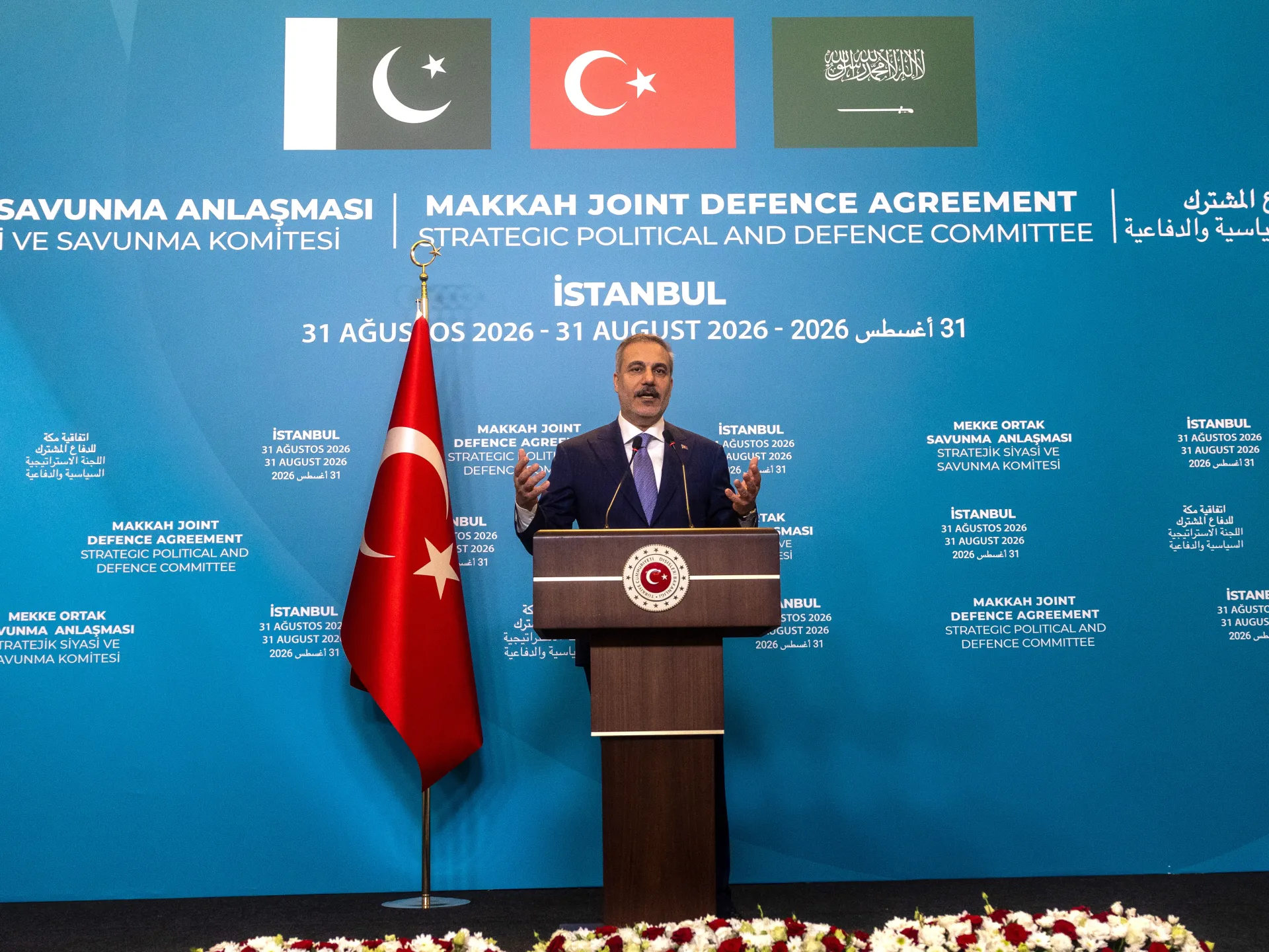 Turquía respalda la seguridad de Arabia Saudí ante la escalada de ataques de los hutíes: ministro de Exteriores