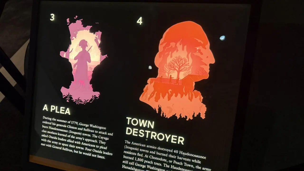 La oscura visión de Estados Unidos en el Smithsonian: Washington llamado 'destructor de pueblos'
