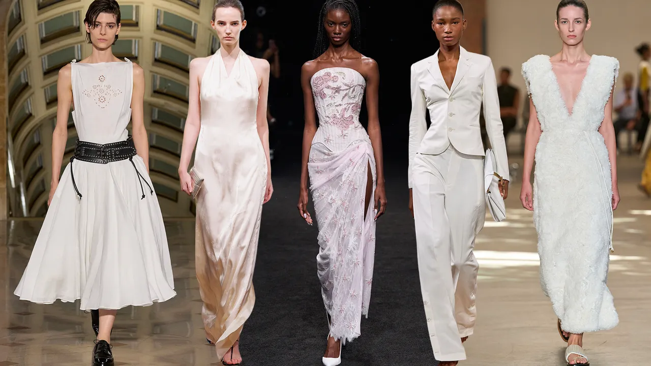 65 looks listos para bodas de las pasarelas de la NYFW Primavera 2027 para inspirar a cualquier novia